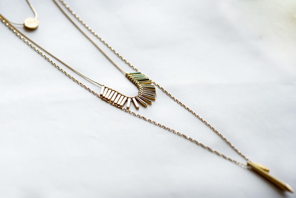 Gold chain necklace from Madewell